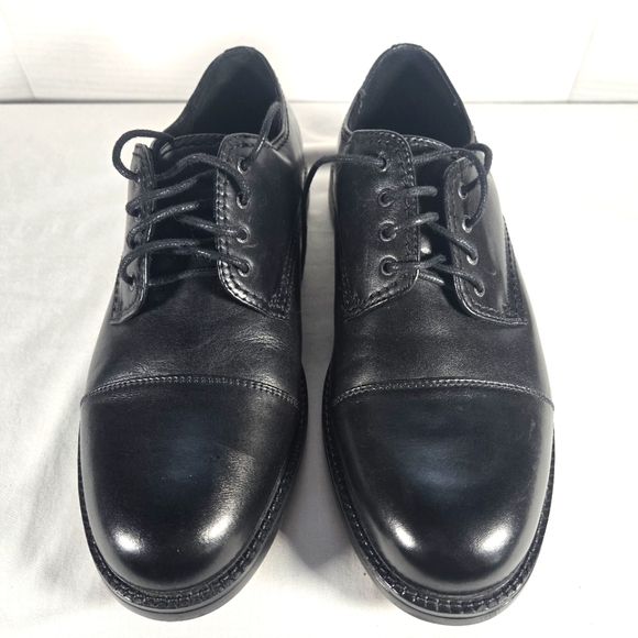 Thom McAn Other - Thom McAn Leather Shoes Dress Casual Cap Toe Lace Up Oxford Black Mens 10